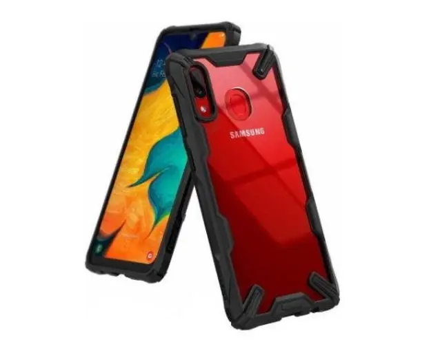 Protectie spate Ringke FUSION X pentru Samsung Galaxy A30 2019 (Negru) 