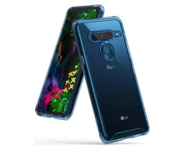 Protectie spate Ringke FUSION pentru LG G8 ThinQ (Albastru) 