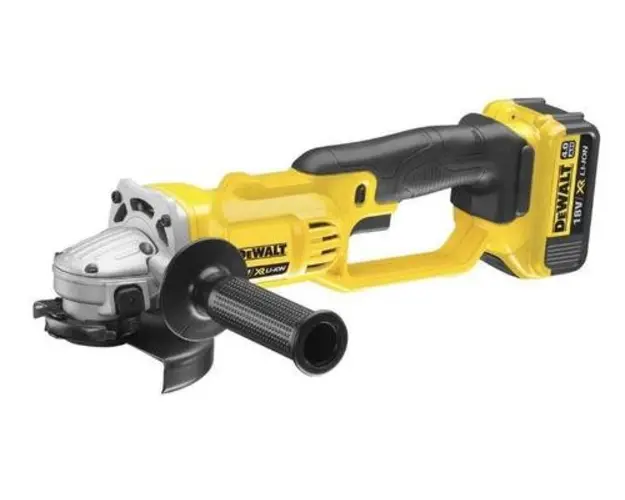 Polizor Unghiular DeWalt DCG412M2-QW, 2 acumulatori Li-Ion 4.0Ah 18V