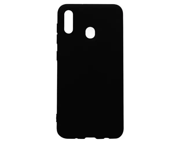 Protectie Spate Lemontti Silky LEMSLKM20N pentru Samsung Galaxy M20 (Negru)