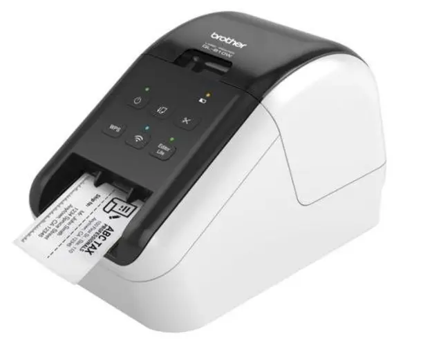 Imprimanta coduri de bare Brother QL810WYJ1 (Alb)