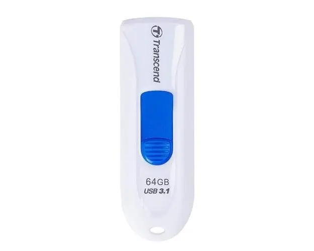 Stick USB Transcend JetFlash 790, 64GB, USB 3.1 (Alb) 