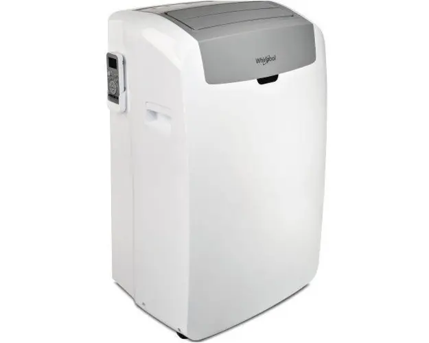 Aparat de aer conditionat portabil Whirlpool PACW212CO, 12000 BTU, Clasa A (Alb)