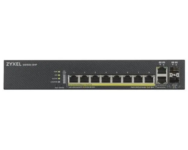 Switch ZyXEL GS1920-8HPV2-EU0101F, Gigabit, 8 Porturi, PoE