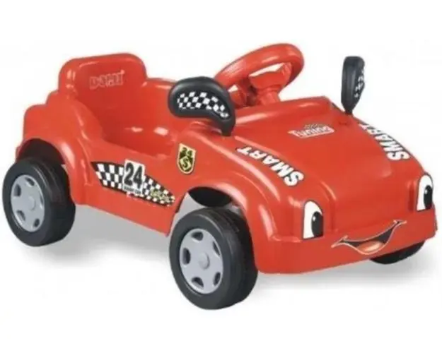 Masina Smart cu pedale rosie Dolu