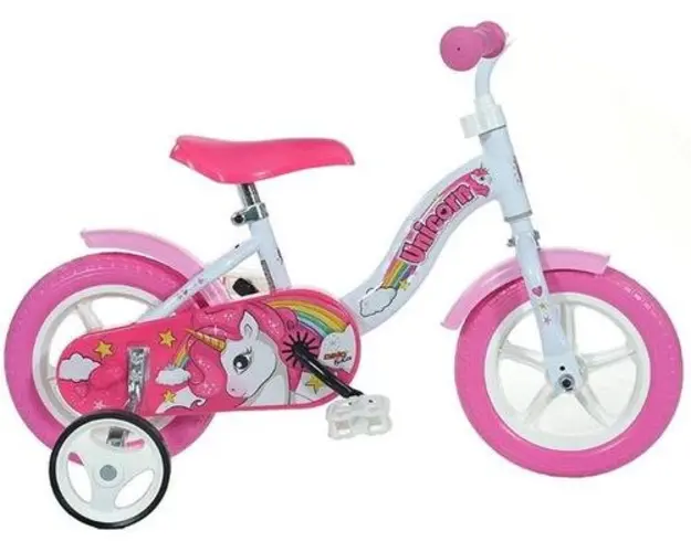 Bicicleta copii Dino Bikes, Roti 10inch, UNICORN