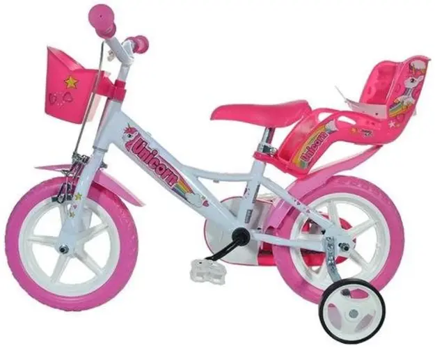 Bicicleta copii Dino Bikes, Roti 12inch, UNICORN