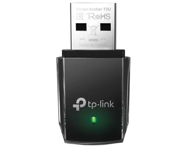 Adaptor Wireless TP-LINK Archer T3U, Dual Band, 1300 Mbps, USB 3.0 (Negru)