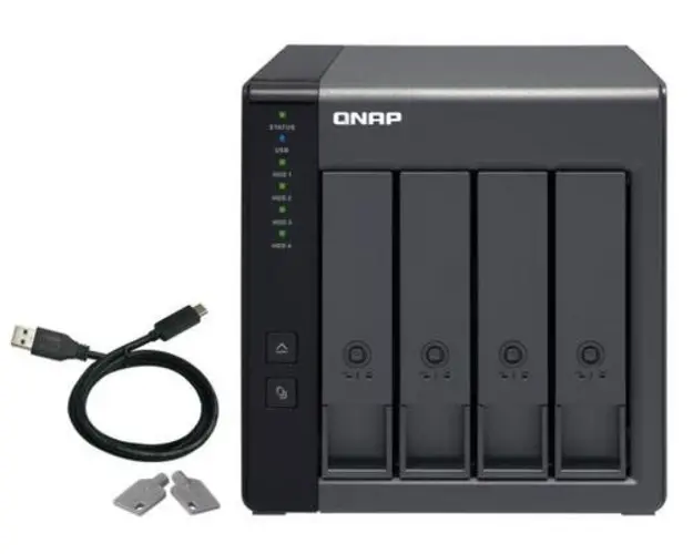 Accesoriu Expansiune NAS Qnap TR-004, 4 Bay-uri (Negru)