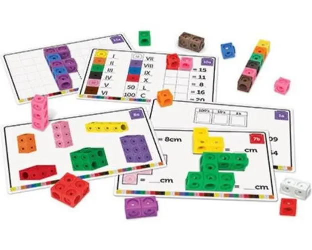 Joc Learning Resources MathLink, 115 piese