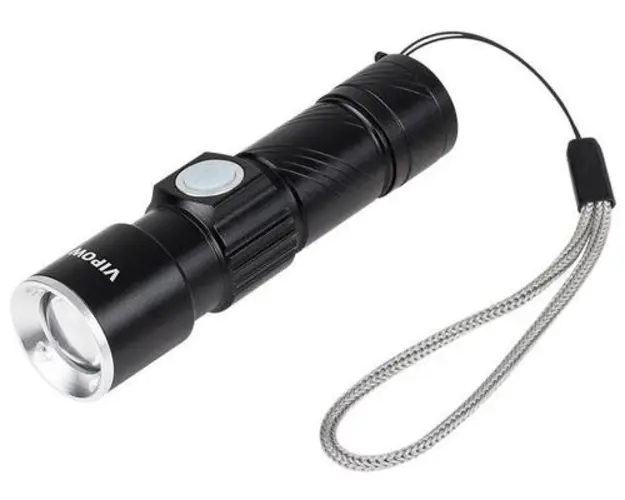 Lanterna LED Vipow URZ0914, 3W (Negru)