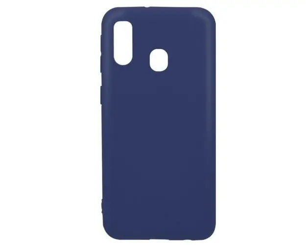 Protectie Spate Lemontti Silky LEMHSA40AI pentru Samsung Galaxy A40 (Albastru)