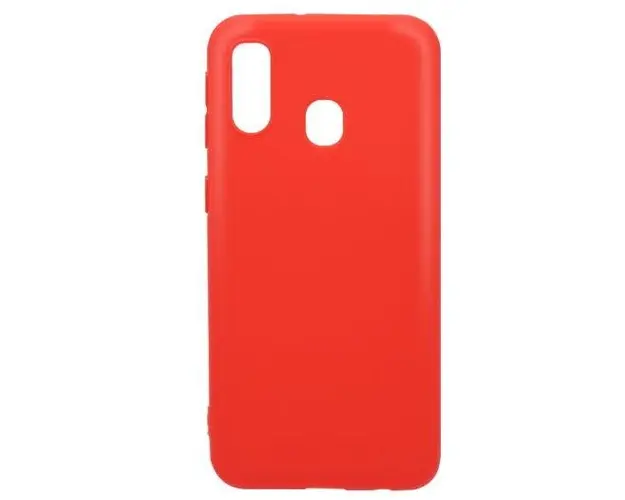 Protectie Spate Lemontti Silky LEMHSA40R pentru Samsung Galaxy A40 (Rosu)