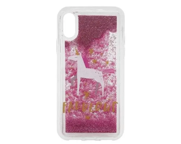 Protectie Spate Lemontti Liquid Sand LEMLIQSXSFG pentru Apple iPhone XS/X
