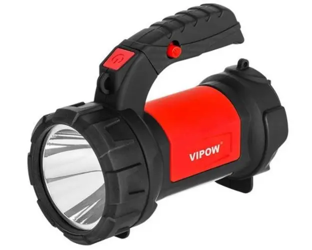 Lantena LED Vipow URZ0912 cu incarcare, 3 W + 3 W (Negru/Rosu)