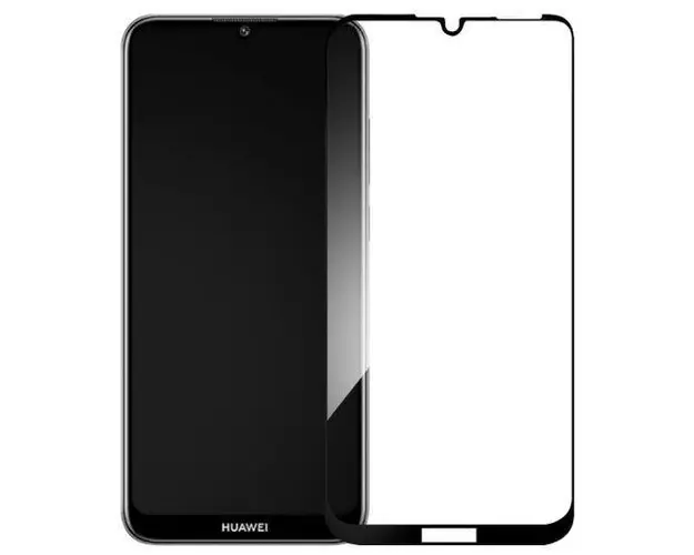 Folie Sticla Temperata Lemontti Full Fit LFSTFFY619BK pentru Huawei Y6 2019 (Negru)