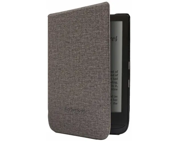 Husa E-Book Reader PocketBook Shell pentru PocketBook Basic Lux 2, PocketBook Touch Lux 4, Color, Touch Lux 5, Touch HD 3 (Gri)