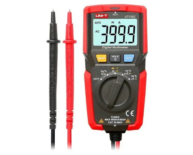 Multimetru digital UNI-T UT125C (Rosu)