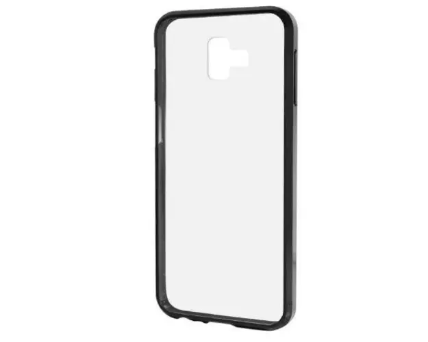Protectie Spate Just Must Pure II JMPR2J610BK pentru Samsung Galaxy J6 Plus (Transparent)