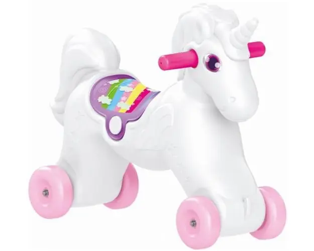 Jucarie 2 in1 Dolu, Unicorn balansoar