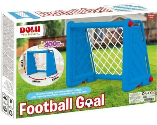 Poarta fotbal pentru copii Dolu, Albastra
