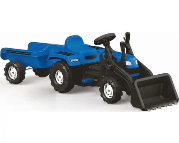 Excavator cu pedale si remorca Dolu