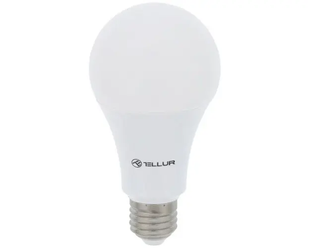 Bec inteligent LED Tellur TLL331001, Wireless, E27, 10W, 1000lm, Lumina Alba/Calda, Reglabil (Alb)