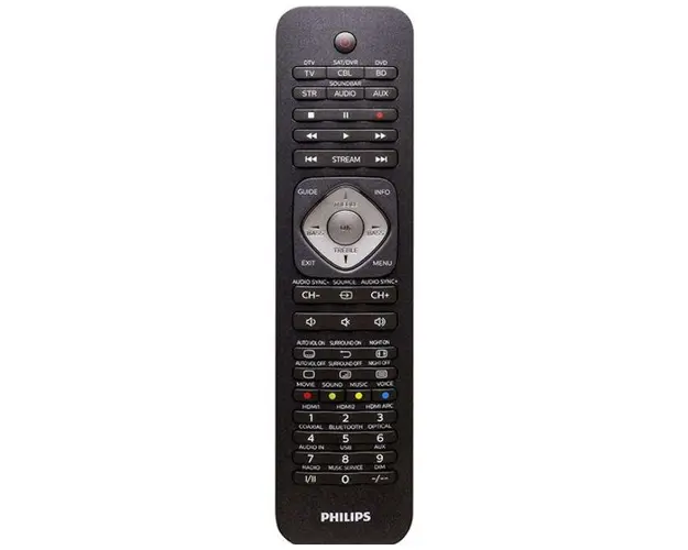 Telecomanda universala Philips SRP5016/10, 52 butoane (Negru)