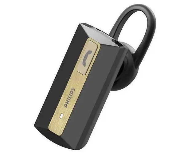 Casca Bluetooth Philips SHB1202/10, Microfon (Negru/Auriu)