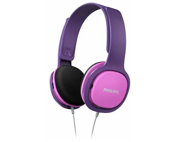 Casti Stereo Philips Kids SHK2000PK/00 (Roz/Mov)