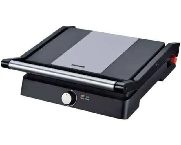 Gratar electric Heinner HEPG-F2000BKSS, 2000W, Temperatura reglabila 150ºC-210ºC (Negru)