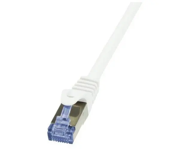 Cablu S/FTP LogiLink CQ3061S, Cat.6A, Patchcord (Alb) 