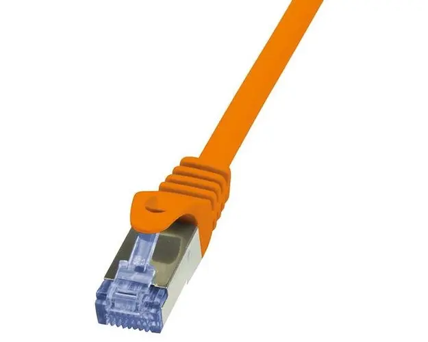 Cablu S/FTP LogiLink CQ3058S, Cat.6A, Patchcord (Portocaliu)