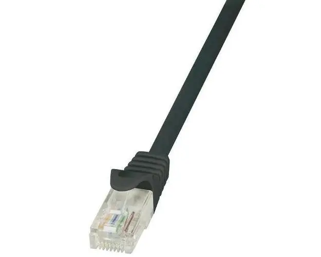 Cablu U/UTP LogiLink CP3063U, Cat.6A, Patchcord (Negru)