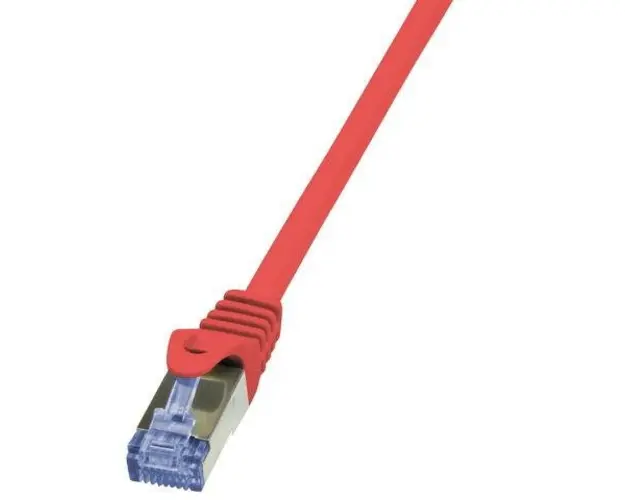 Cablu S/FTP LogiLink CQ3034S, Cat.6A, Patchcord (Rosu)