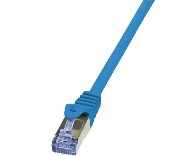 Cablu S/FTP LogiLink CQ3026S, Cat.6A, Patchcord (Albastru)
