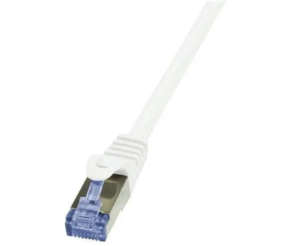 Cablu U/UTP LogiLink CP2111U, Cat.6A, Patchcord (Alb)