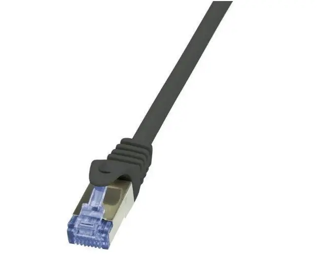Cablu S/FTP LogiLink CQ3013S, Cat.6A, Patchcord (Negru)