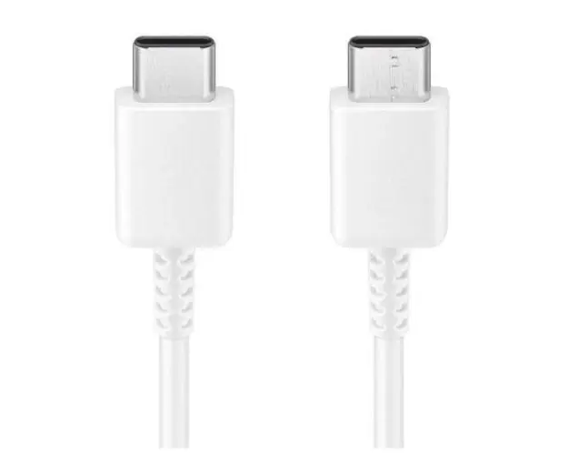 Cablu de date Samsung EP-DA705BWEGWW, USB Type-C - USB Type-C, 1m (Alb)