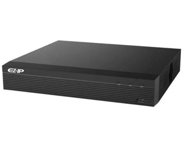 NVR Dahua NVR1B08HS-8P, 8 canale, Max. 8MP, H.265, Retea, HDMI, VGA, 2X USB (Negru)