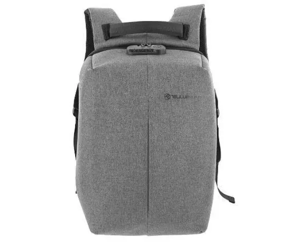 Rucsac Laptop Tellur TLL611232, 15.6inch, USB, antifurt v2 (Gri)