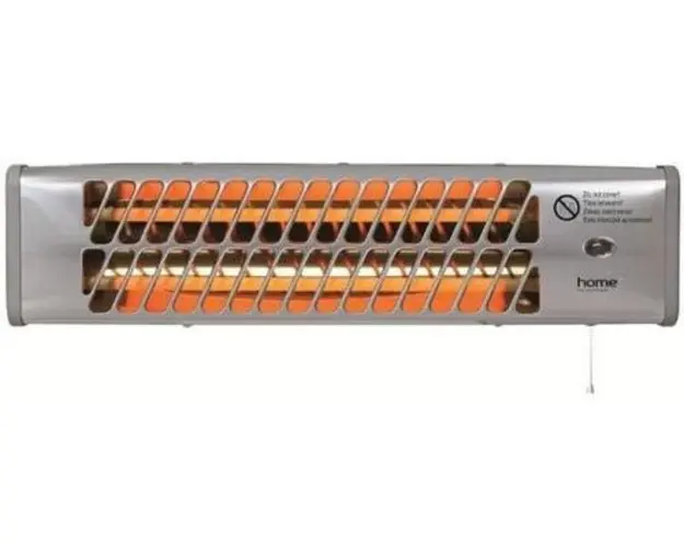 Radiator cu tub de cuart Home FK24, 1200W, IPX4 (Argintiu)