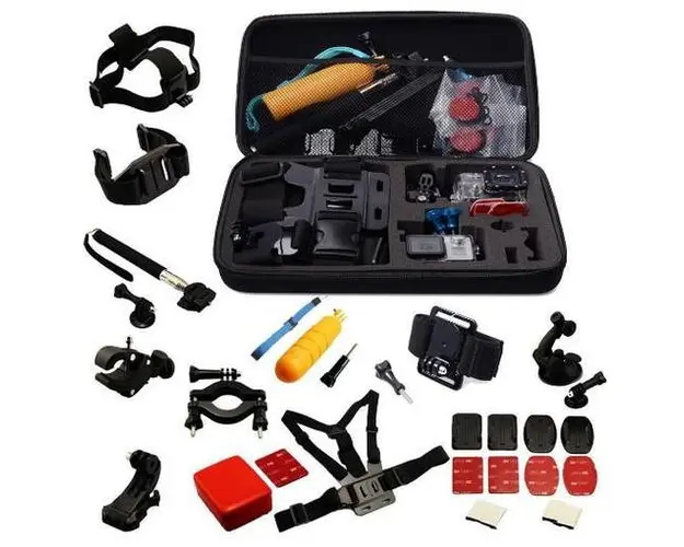 Kit accesorii 40 in 1 pentru GoPro Hero 5 / 6 / 7