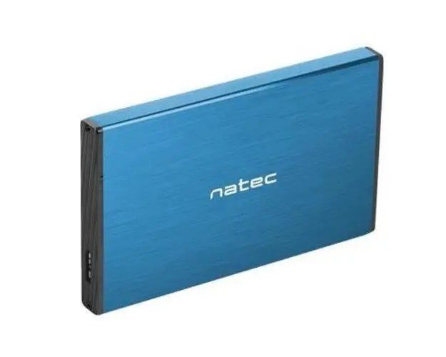 Rack HDD SATA extern Natec Rhino Go 2.5inch, USB 3.0 (Albastru)
