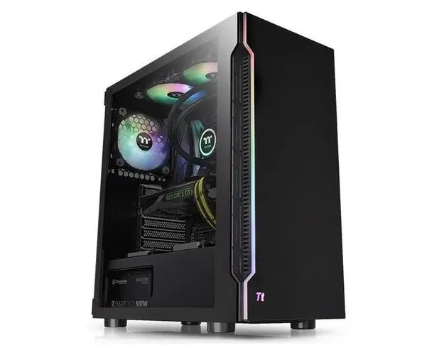 Carcasa Thermaltake H200, MidTower, Tempered Glass (Negru)