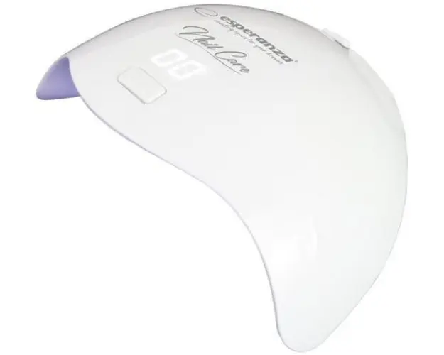 Lampa LED UV pentru unghii Esperanza Emerald EBN008, 40 W (Alb)