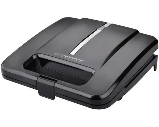 Sandwich maker Esperanza Parmigiano EKT010, 1000W (Negru)