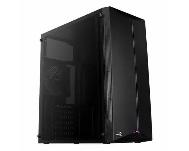 Carcasa Aerocool Split, MidTower, Tempered Glass (Negru)