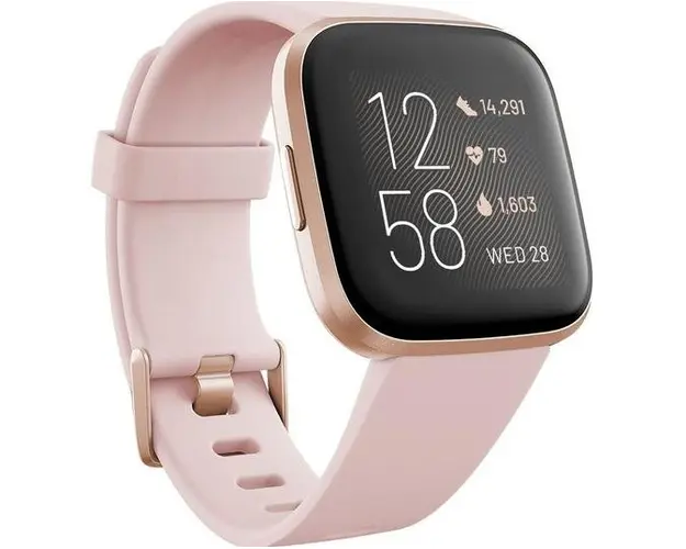 Ceas activity tracker Fitbit Versa 2, NFC, WiFi, Bluetooth (Roz)