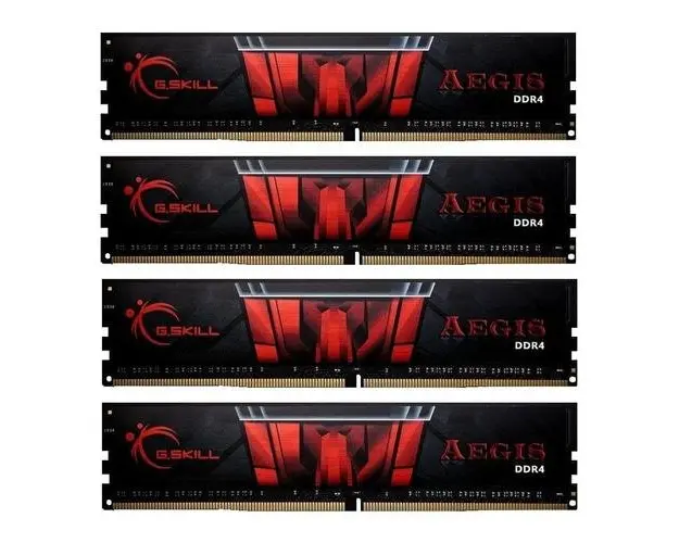 Memorii G.Skill Aegis 32GB(4x8GB), DDR4, 3200MHz, CL16, 1.35v, Quad Channel